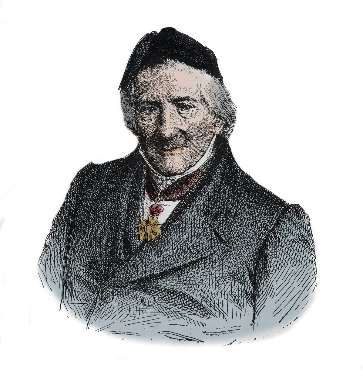 英国医生雅克-洛尔达（1773-1870）的画像 作者 未知艺术家
