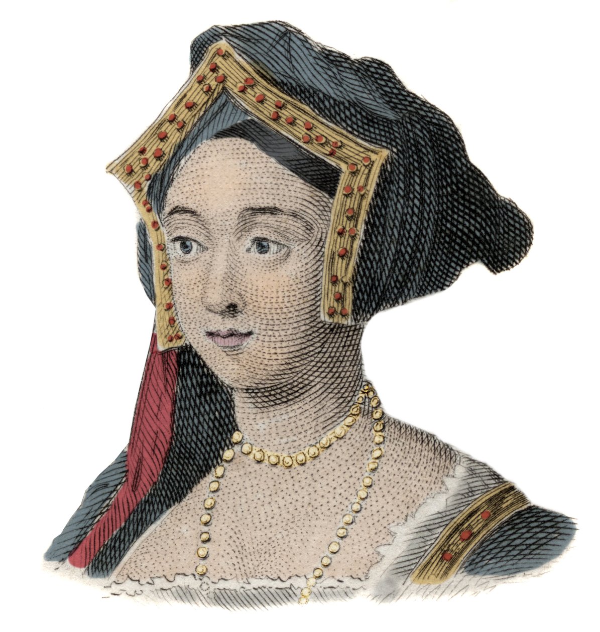 英国女王简 (Jeanne) Seymour (1509-1537)，亨利八世的妻子肖像 作者 未知艺术家