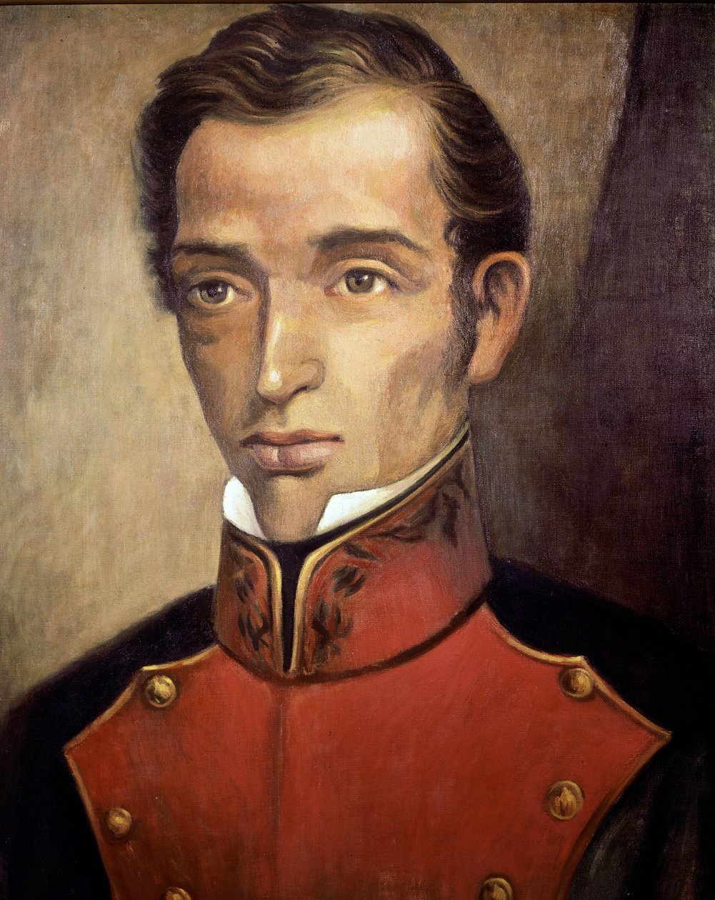 政治家弗朗西斯科·加西亚·萨利纳斯 (1786-1841) 的肖像 匿名绘画 - 19 世纪墨西哥城，国家历史博物馆，查普尔特佩克城堡 作者 未知艺术家