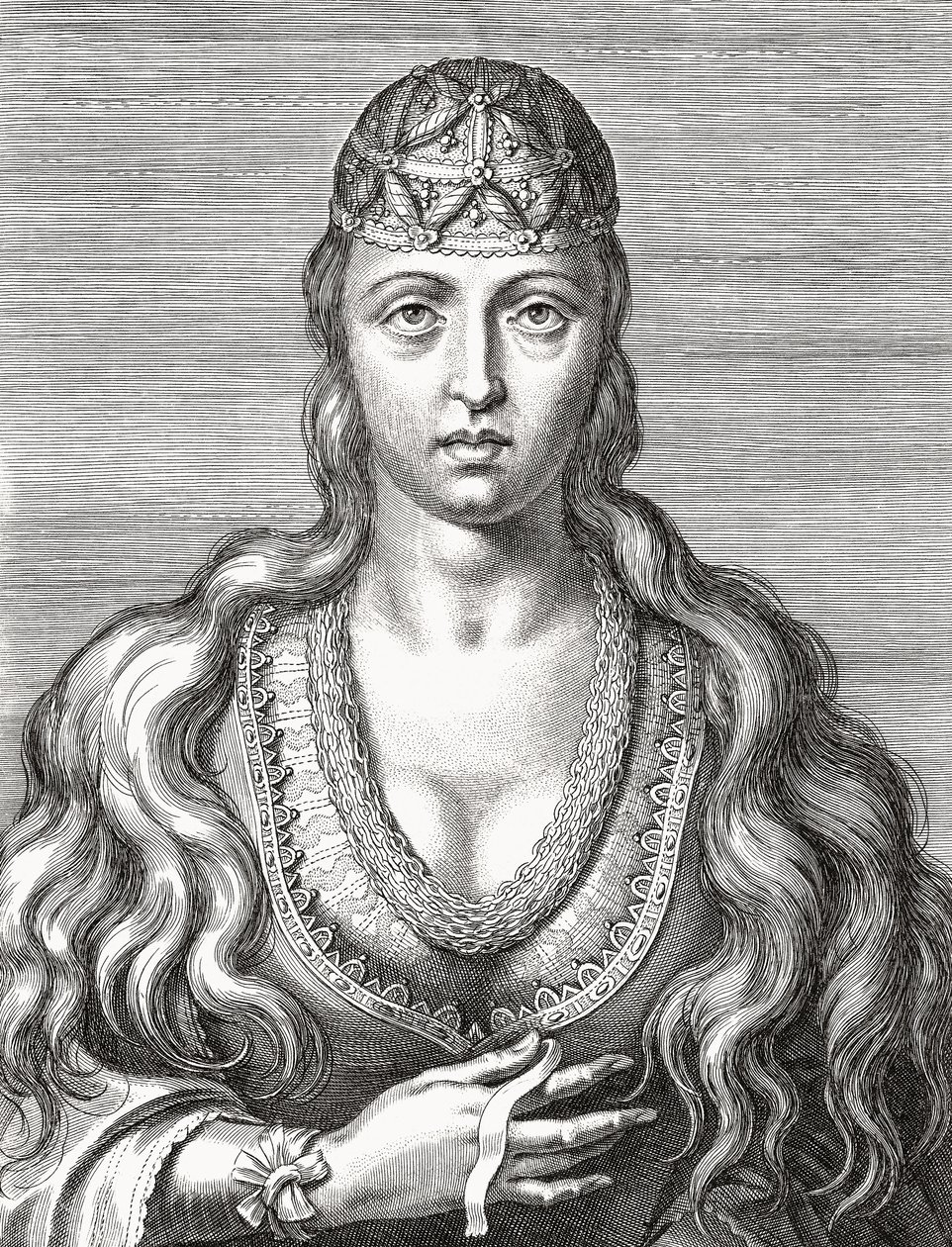 Princess Joan of Portugal. Joana. Portrait. 作者 未知艺术家