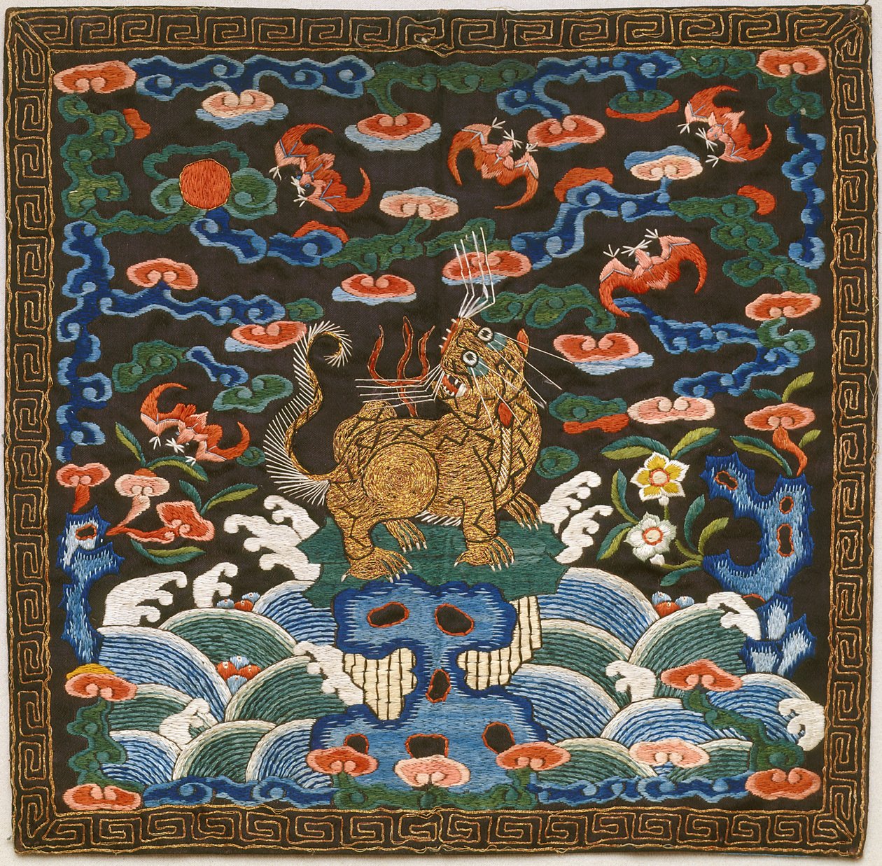 军衔徽章，四级军衔，虎（正面和背面）（照片） 作者 未知艺术家