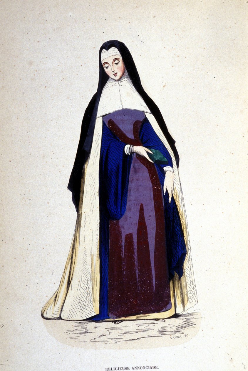 1501 年，让娜·德·法兰西 (Jeanne de France) 在布尔日创立的女性公理会 (Ordre de l