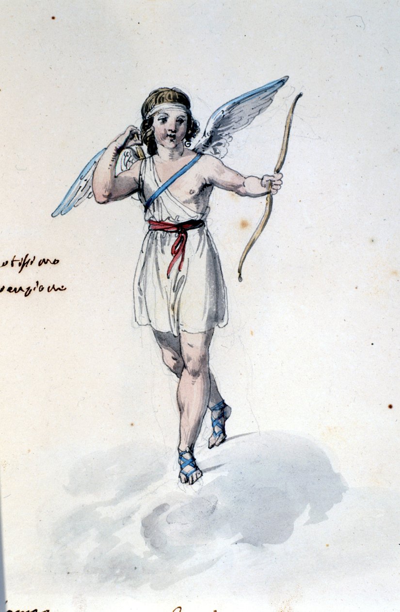 Representation of Cupid (Eros). 作者 未知艺术家