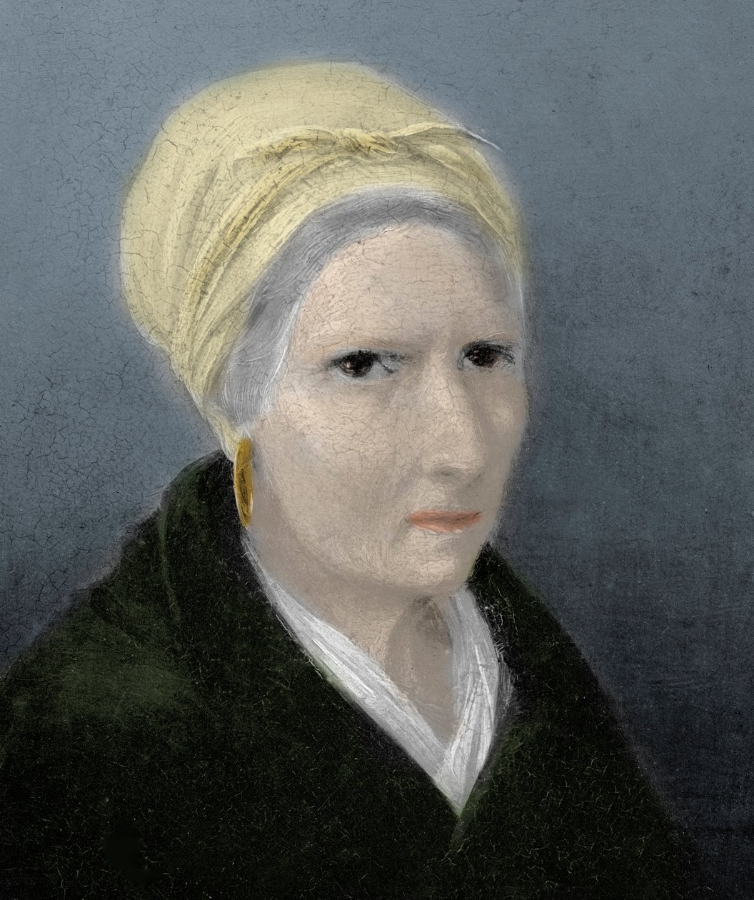罗莎-雷蒙迪（1776-1852）朱塞佩-加里波第的母亲--朱塞佩-加里波第的母亲--根据一幅匿名画作绘制。 作者 未知艺术家