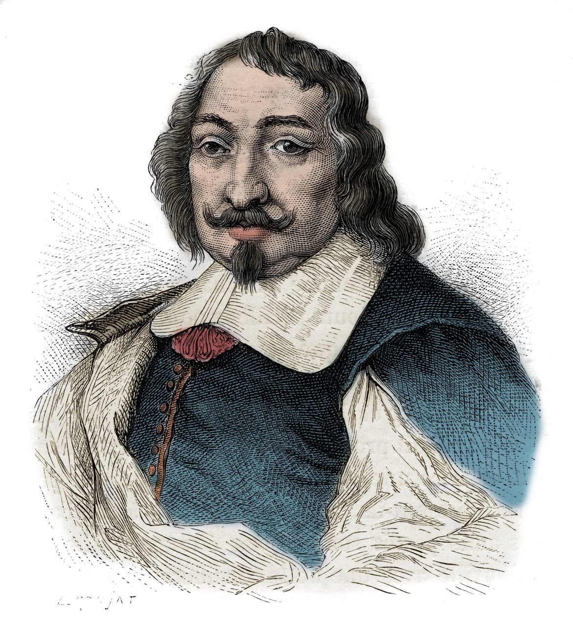 塞缪尔·德·尚普兰 (1567-1635) - 塞缪尔·德·尚普兰 (1567 - 1635) 法国探险家在美国的肖像 - 作者 未知艺术家