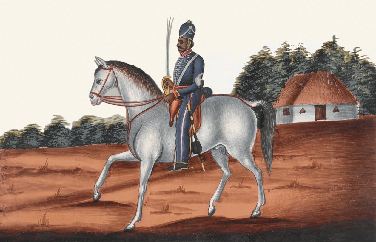 索瓦尔·马德拉斯·骑兵，约1835年 作者 不明