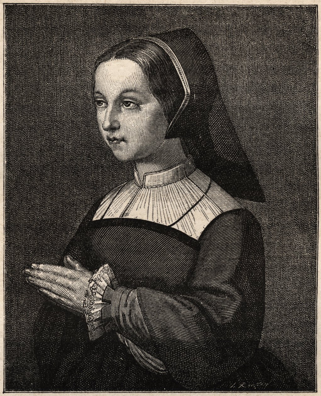 圣简-弗朗西斯-德-尚塔尔--圣简-弗朗西斯-弗雷米奥特（Jeanne Francoise Fremyot, Baroness of Rabutin de Chantal）的肖像，由尚塔尔探访团的创始人（1572-1641）所著（圣简-弗朗西斯-德-尚塔尔的肖像（Jeanne Francoise Fremyot, Baroness of C 作者 未知艺术家