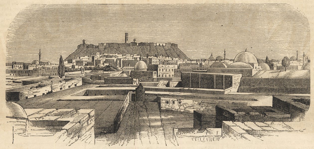 叙利亚：19世纪的叙利亚阿勒颇市--叙利亚的阿勒颇--1864年 作者 未知艺术家