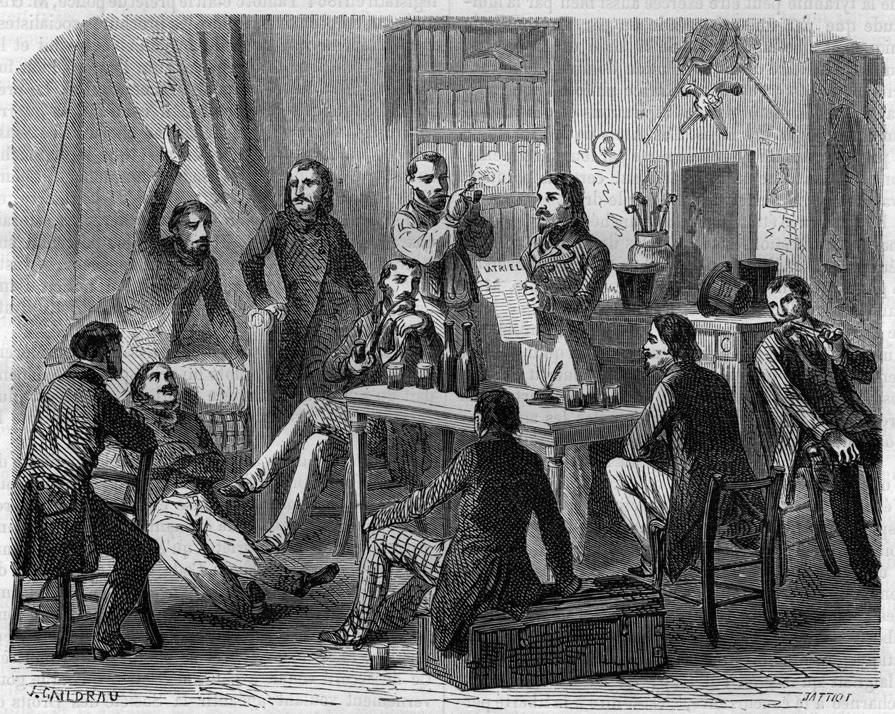 1832年，人权协会（SDH）。 作者 未知艺术家