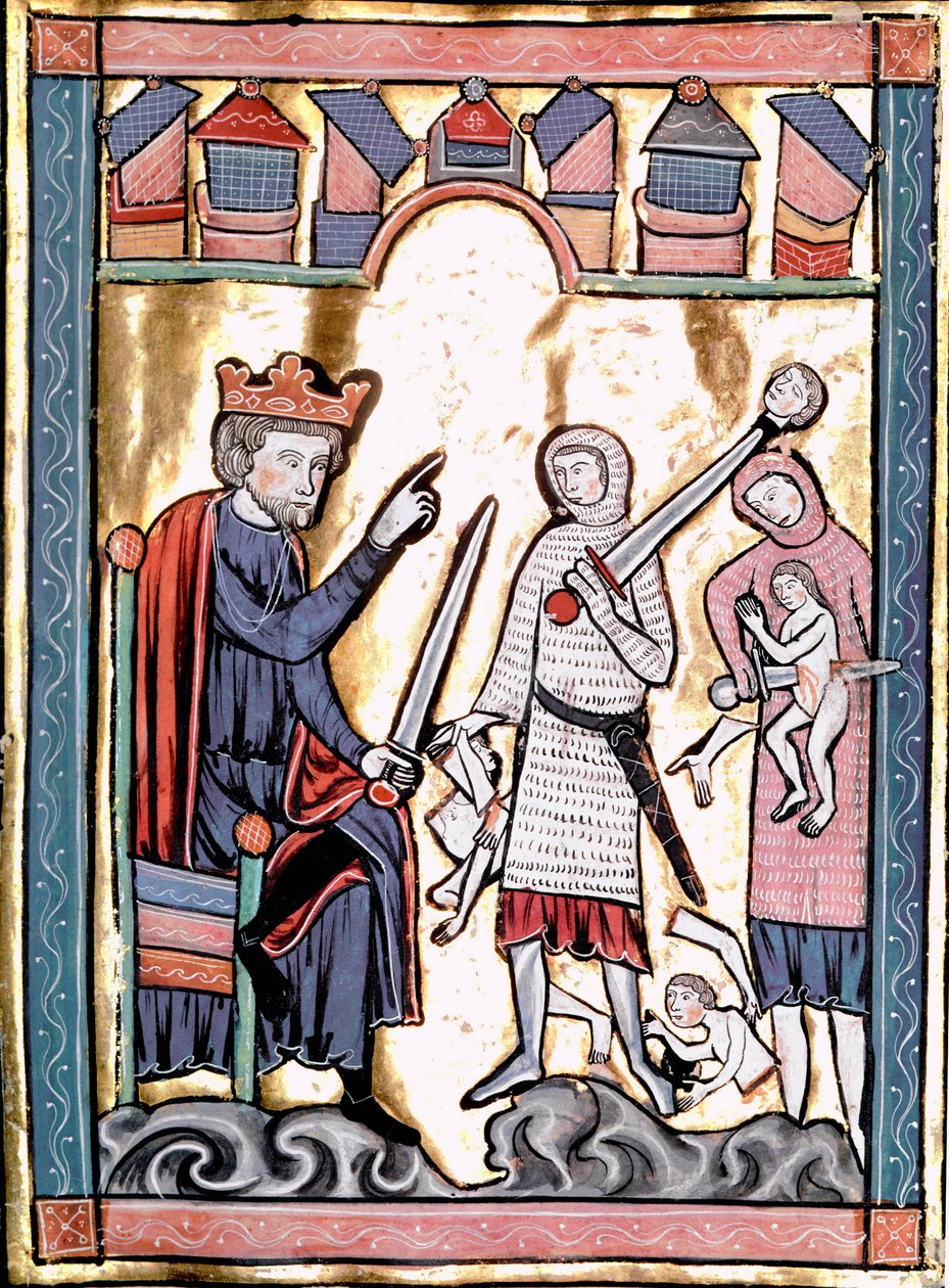 屠杀无辜者缩影取自 13 世纪的“Liber Psalmorum Cum Calendario”或“Psaltier à l