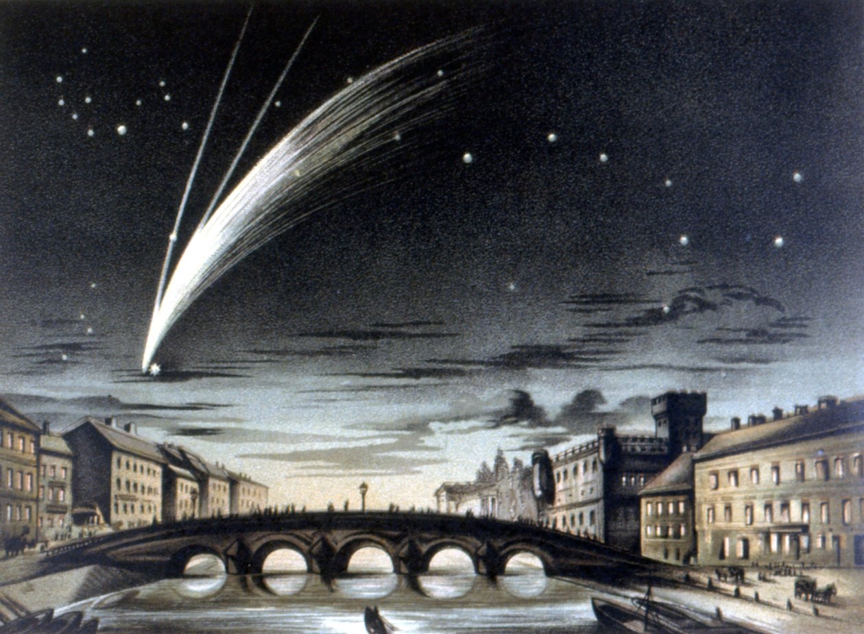 10月5日可见多纳蒂彗星 作者 未知艺术家