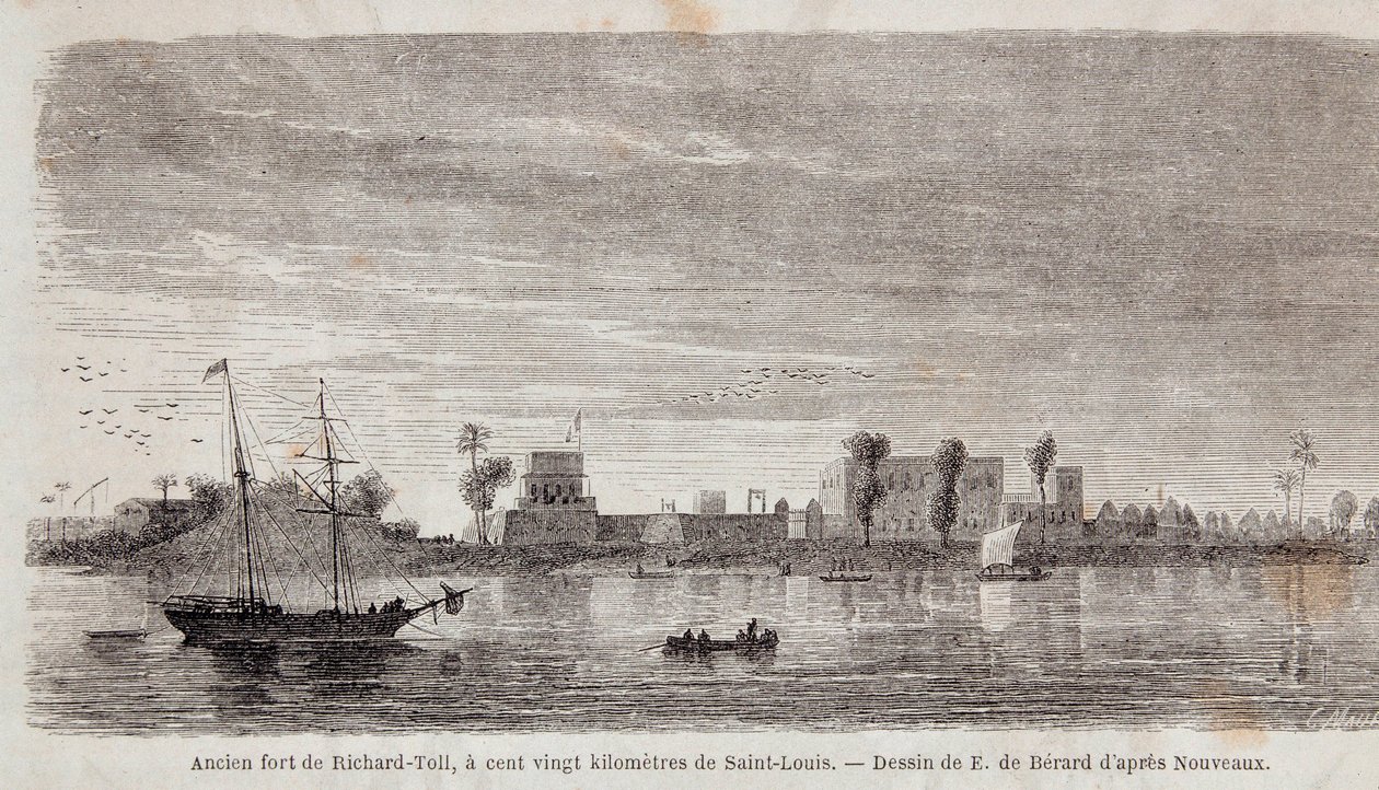 The former Fort of Richard-Toll 作者 未知艺术家
