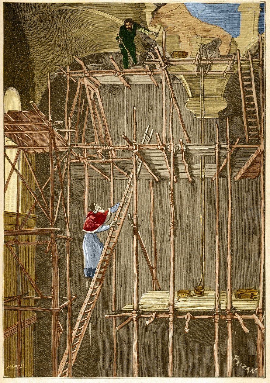 画家米开朗基罗-布纳罗蒂称米开朗基罗（Michelangelo或Michelangelo 作者 未知艺术家