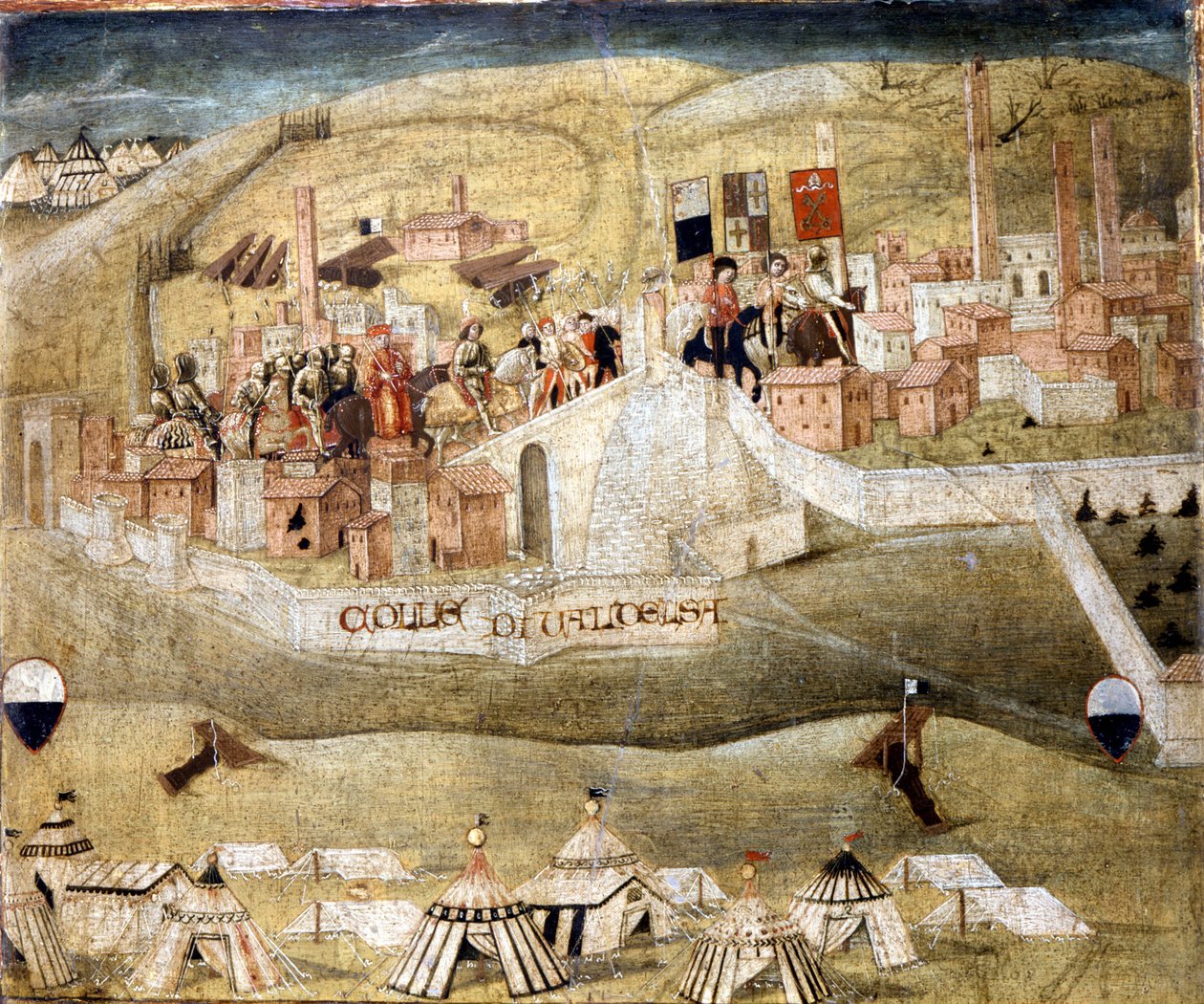 The surrender of Colle Val d