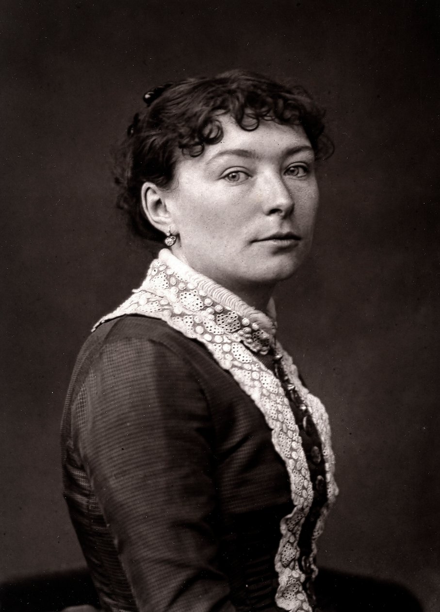女艺术家Virginie-Elodie Demont-Breton于1883年在巴黎沙龙上扮演 作者 不明