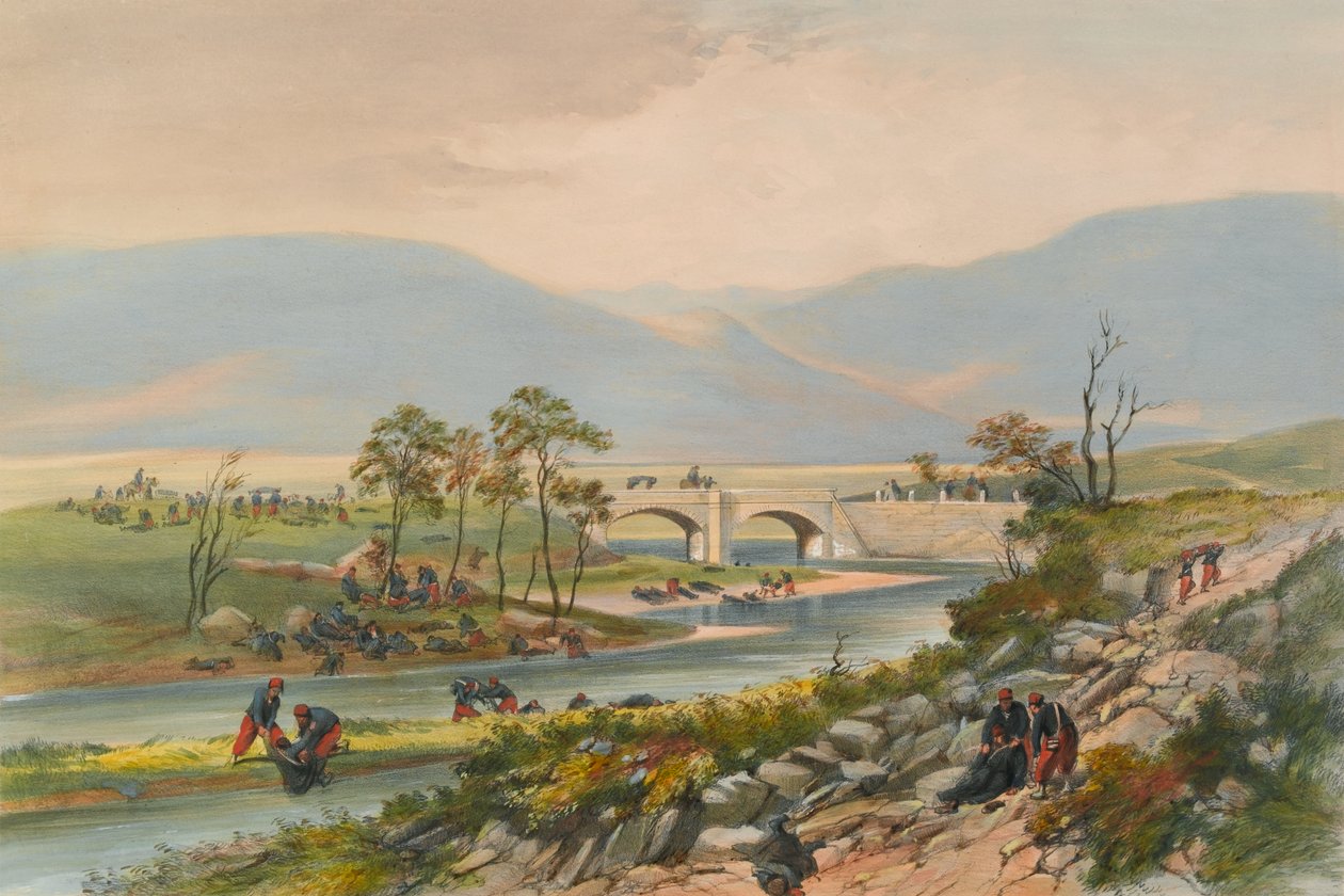 特纳里战役后的特拉基特大桥（Traktir Bridge），1855年 作者 不明