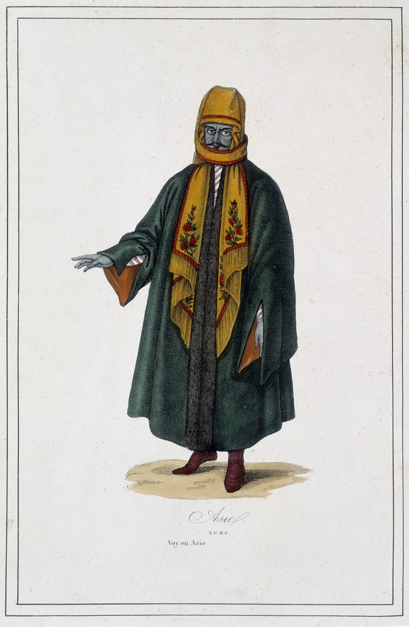 Turkish - in “” Les peuples de la terre”” by Abbé Paul Jonhanneaud, Librairie des Bons livres 作者 未知艺术家