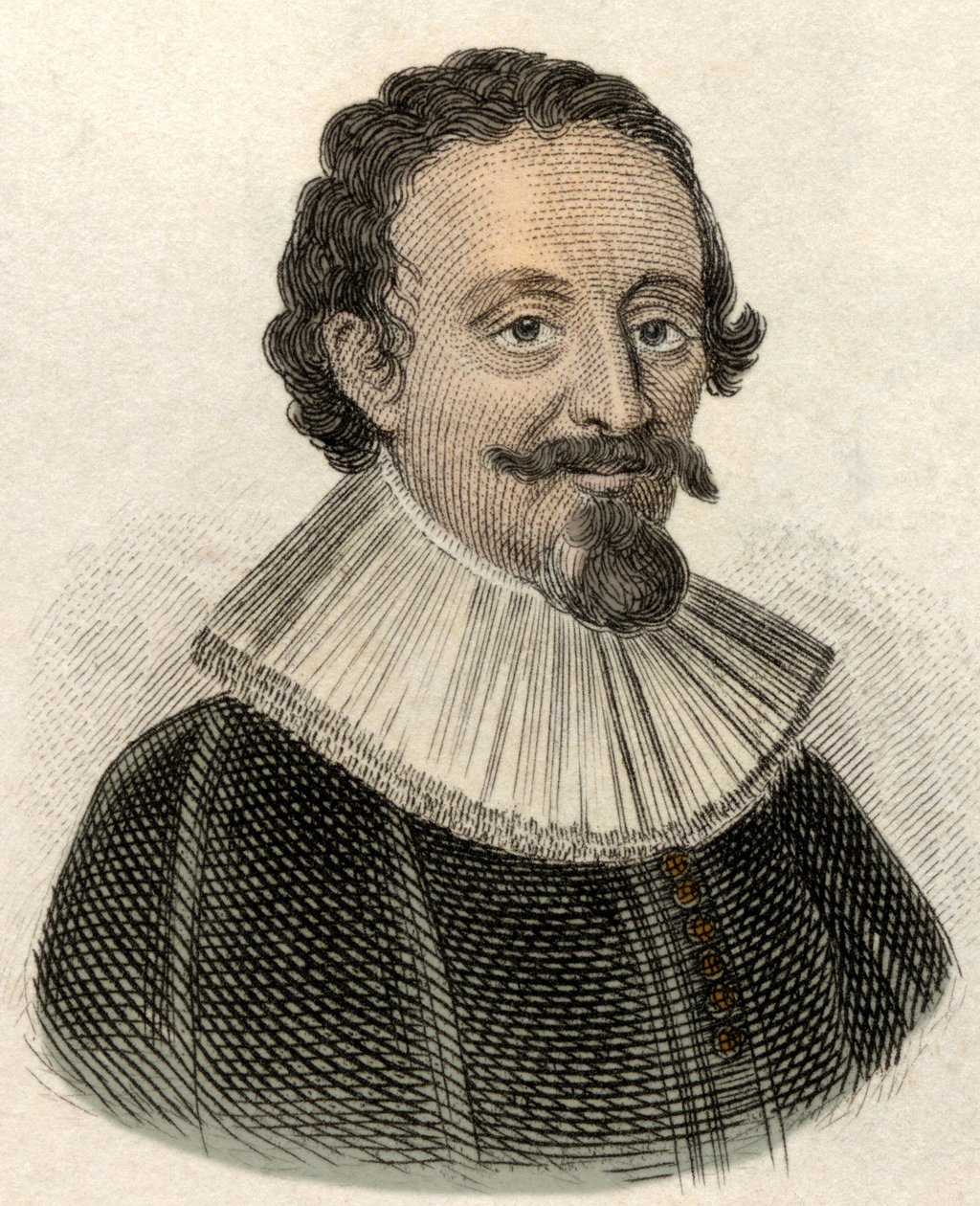 Ugo Grotius (1583-1645) (Huig de Groot)，荷兰律师和外交官。 作者 未知艺术家