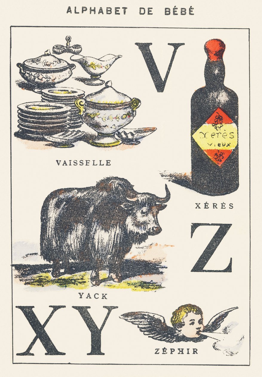 VXYZ：菜肴，雪糕，牛，Zephir 作者 未知艺术家