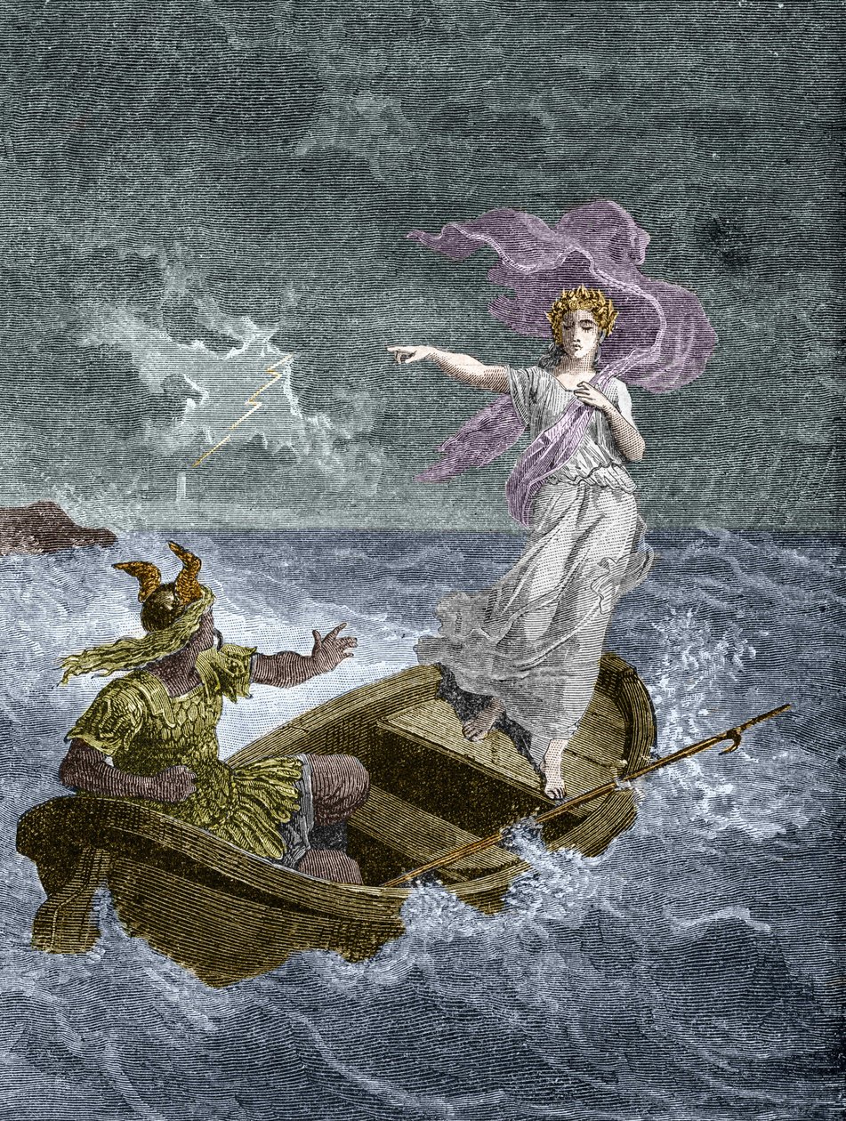 维辛格托里克斯和德鲁伊德塞。在 "Histoire de la magic du Monde supernaturel et de la Fatalite a travers les temps et les peuples"，Furne Jouvet et Cie editeurs（1880）。 作者 未知艺术家