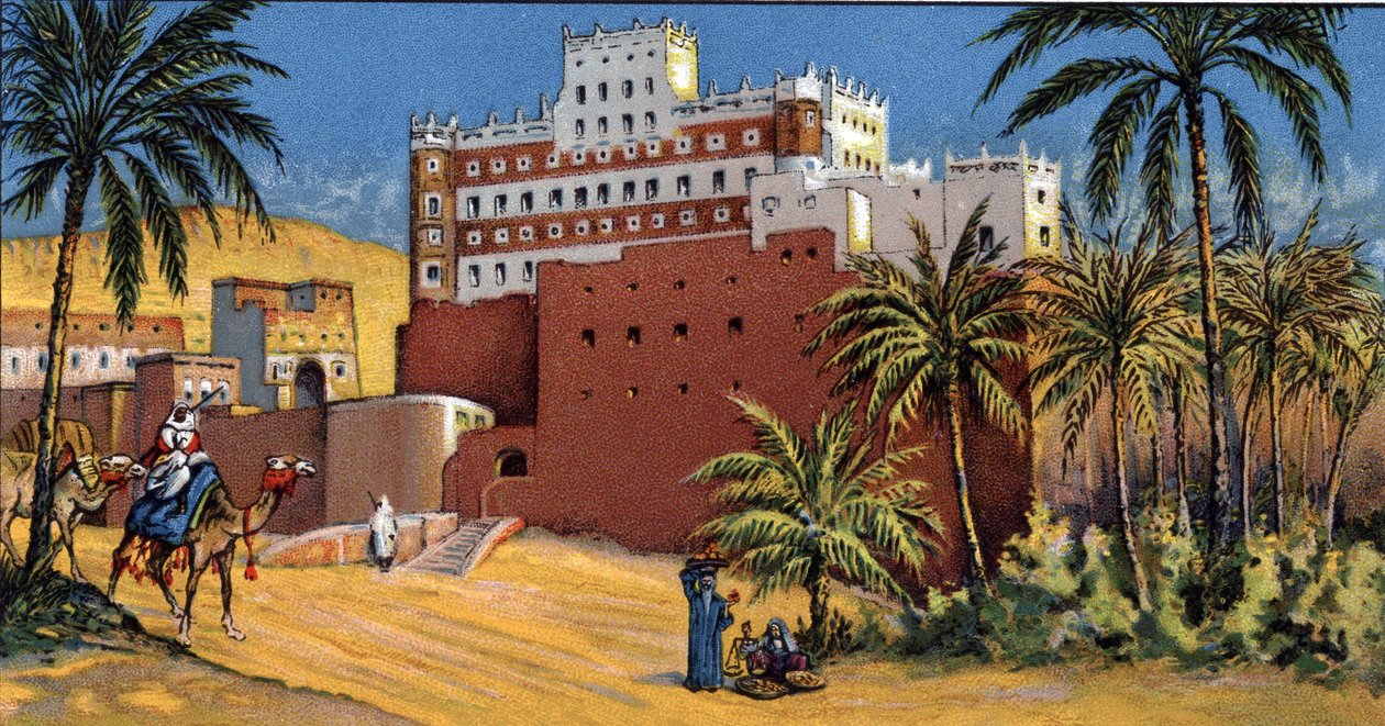 Sultan Al Kathiri 城堡（Sultan Al Kathiri 宫）景色 也门 Hadramaout（Say