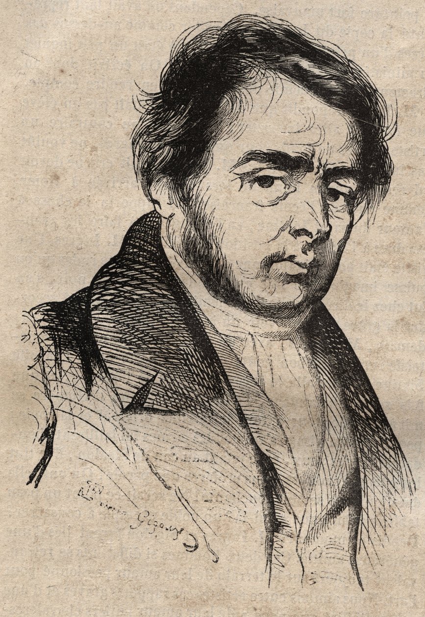 Xavier Sigalon (1787-1837) 画家、雕刻家 作者 未知艺术家