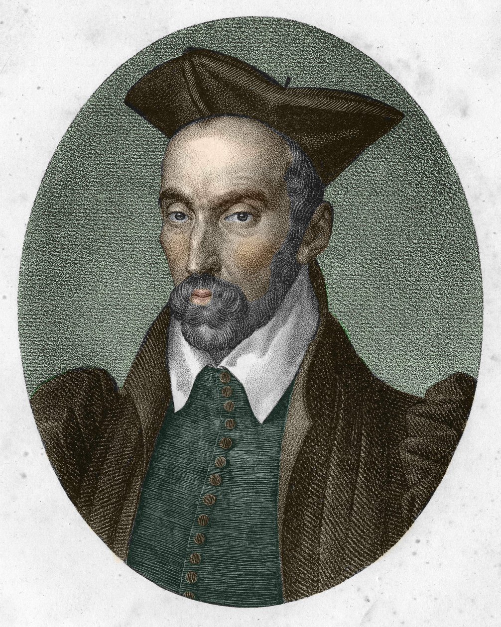 艾蒂安-帕斯基耶的画像。法国律师、人文主义者和历史学家（1529年至1615年）。 作者 未知艺术家