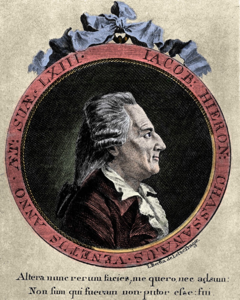 乔瓦尼·贾科莫·卡萨诺瓦（Giovanni Giacomo Casanova，1725-1798 年）的肖像，意大利冒险家和作家。 约翰·伯卡 (Johann Berka) 的肖像画，来自“” Icosameron 或“爱德华和伊丽莎白的历史”，他们与 Megamicres 一起度过了 81 年，Megamicres 是原始世界的原住民 作者 未知艺术家