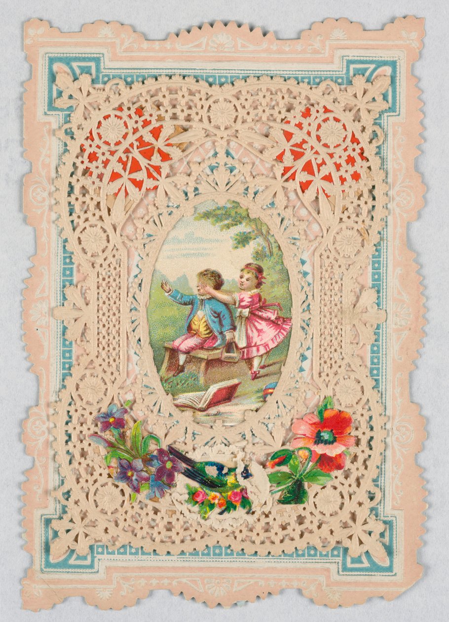 贺卡（英国或美国），1870-80 年 作者 未知艺术家