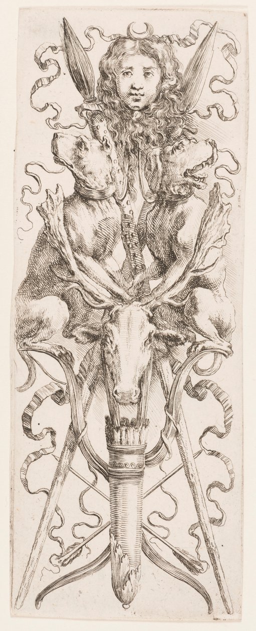 版画，装饰品或怪人（怪人装饰品），约 1653 年 作者 未知艺术家