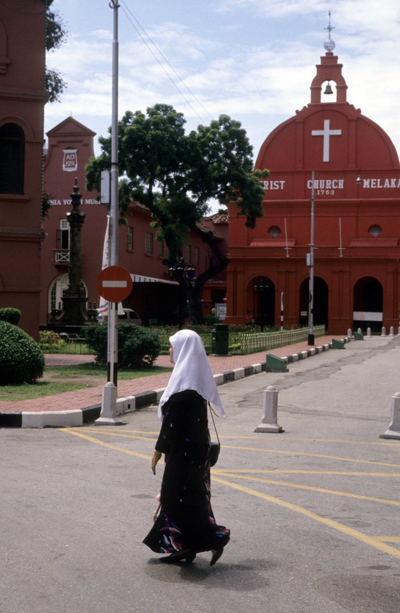 A Catholic church built in 1753 in Malaca, Indonesia. 作者 未知艺术家