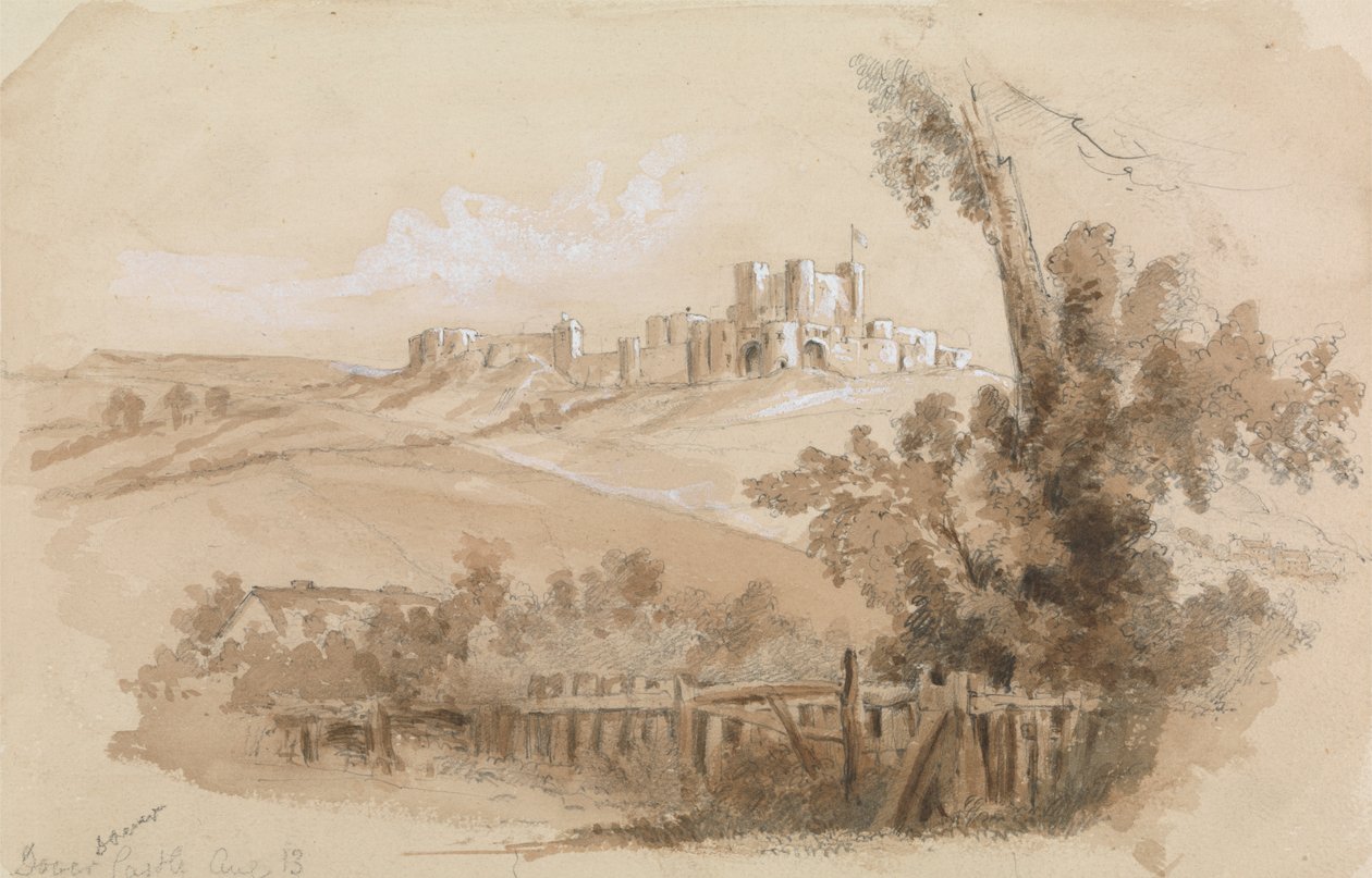 A View of Dover Castle 作者 未知艺术家