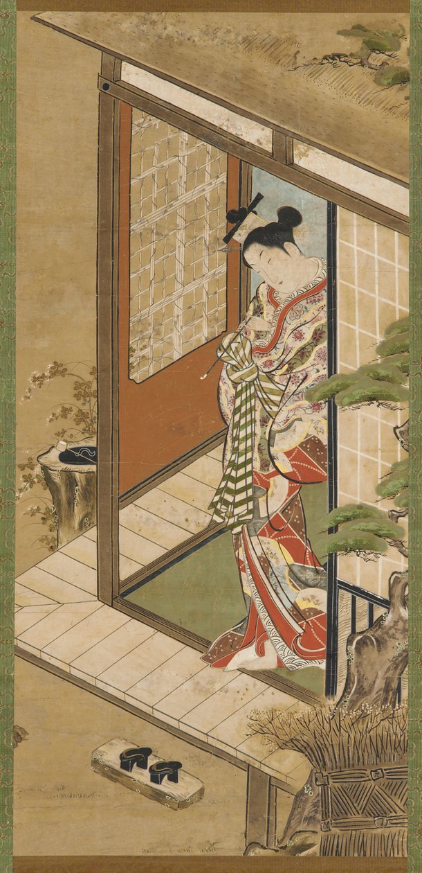 带烟斗的 <em>yujo</em 作者 未知艺术家