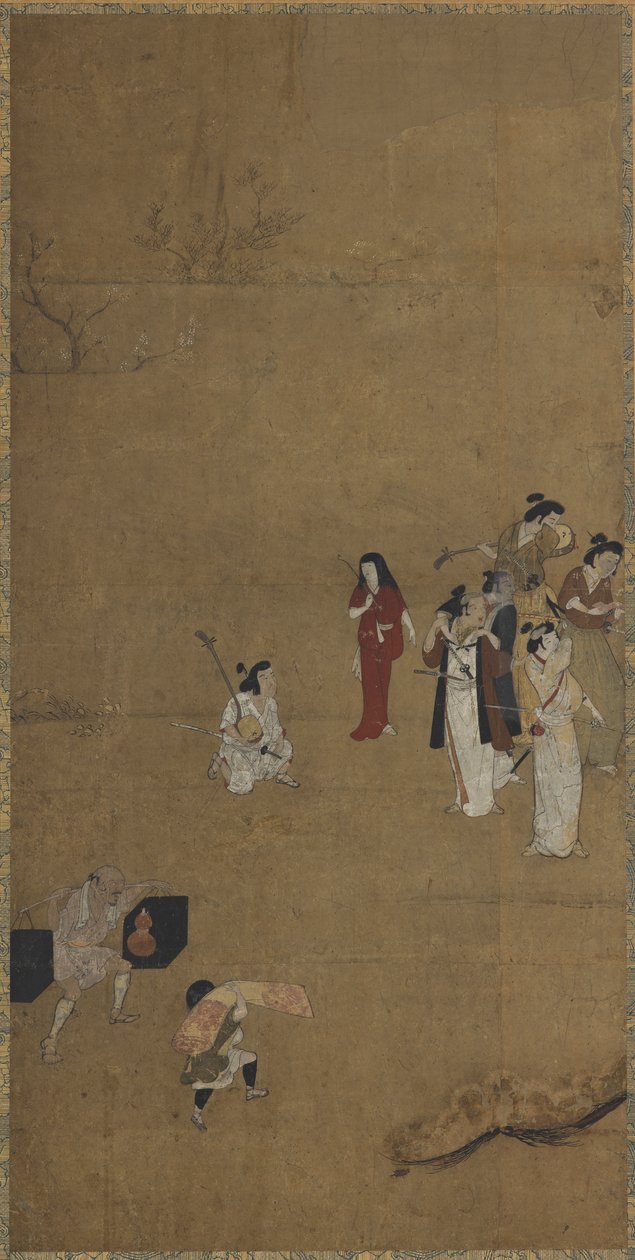 野餐聚会：乐师和随从 作者 未知艺术家
