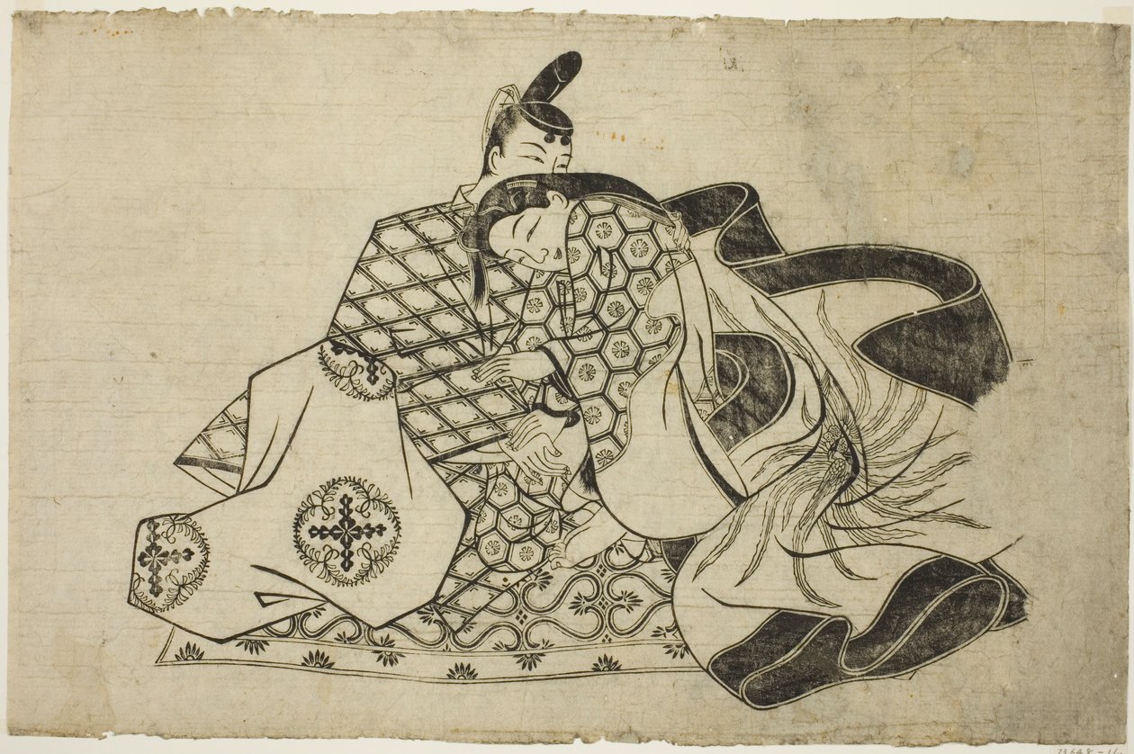 春宫画册上的一张纸 作者 未知艺术家