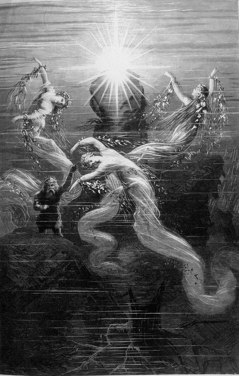 Allegorical illustration of “” L