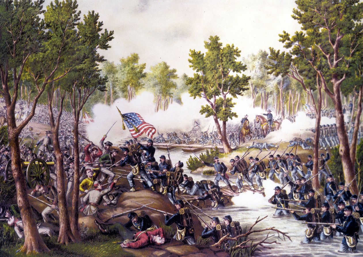 美国内战（1861 - 1865）：Spotsylvania Courthouse 之战（弗吉尼亚州）5 月 8 日至 21 日 作者 未知艺术家