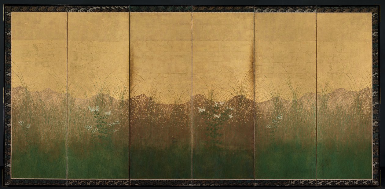 武藏野平原月圆之夜 作者 未知艺术家