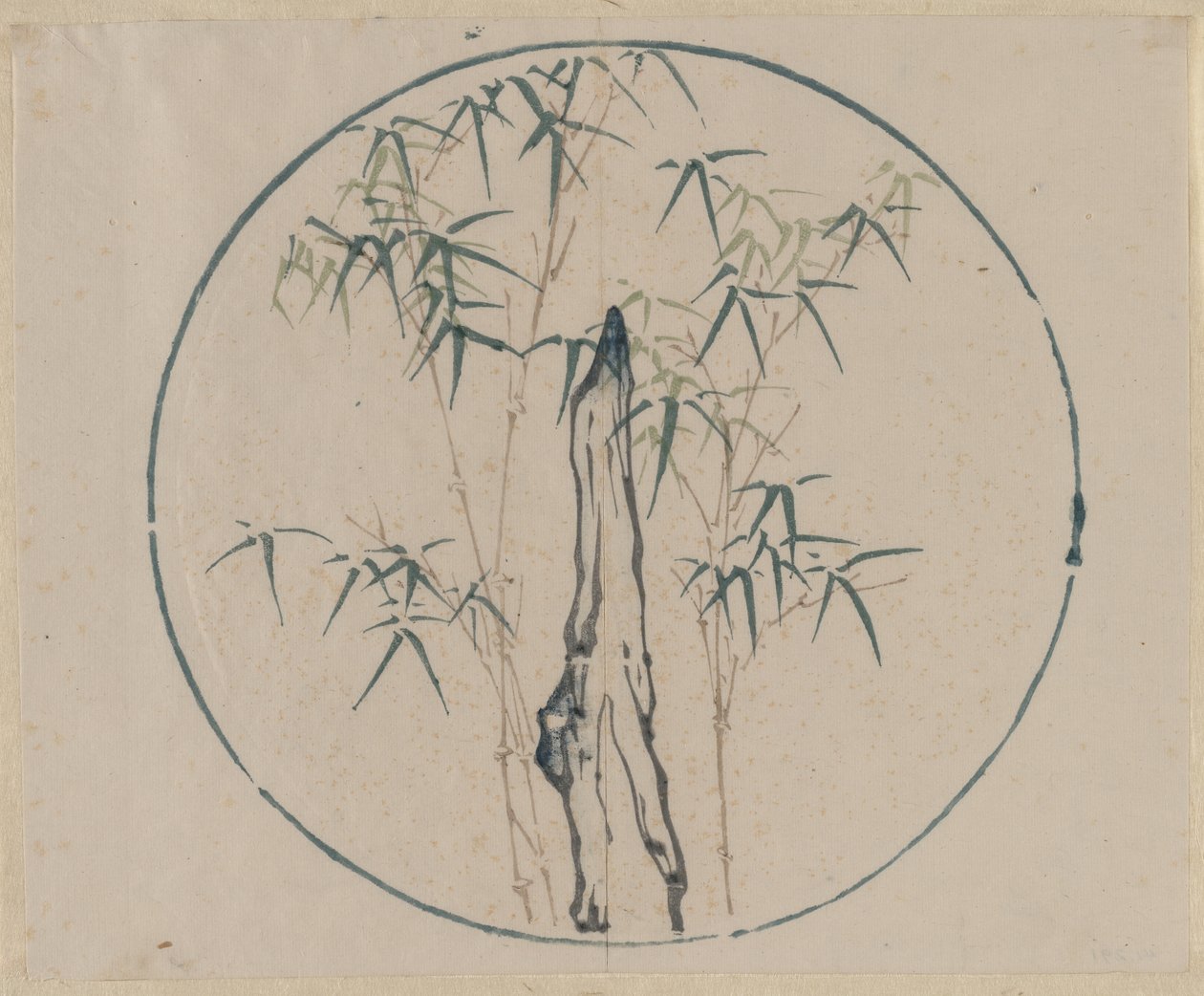 竹与石 作者 未知艺术家