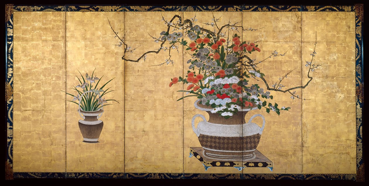 四季花篮 作者 未知艺术家