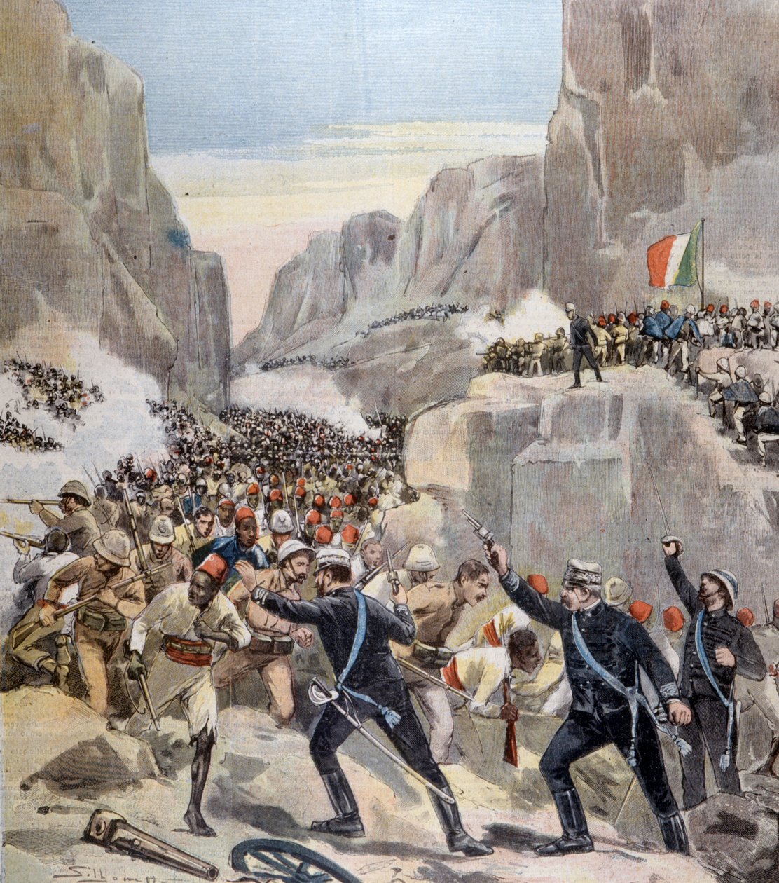 Battle of Abba Karima (Adoua, Ethiopia) between Ethiopia and Italy 作者 未知艺术家