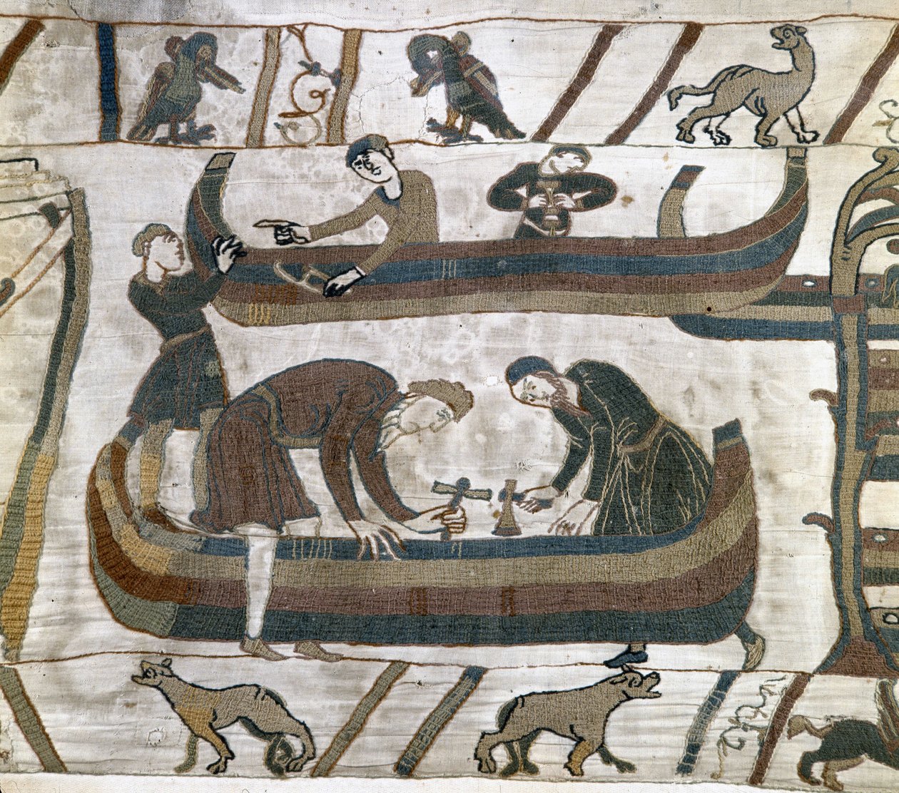 Bayeux tapestry, known as Embroidery of Queen Mathilde 作者 未知艺术家