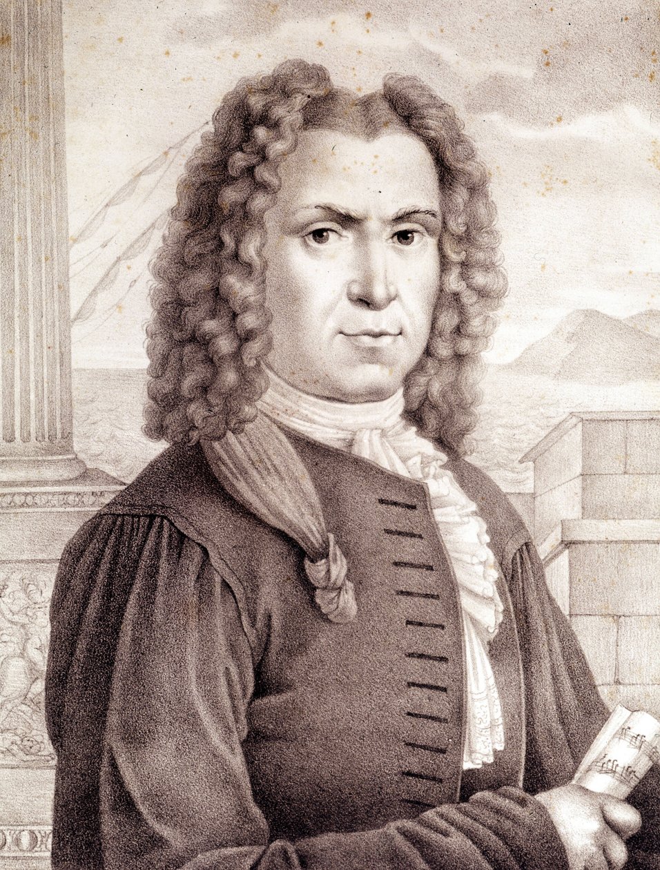 Benedetto Marcello (1686-1739) Italian composer. 作者 未知艺术家
