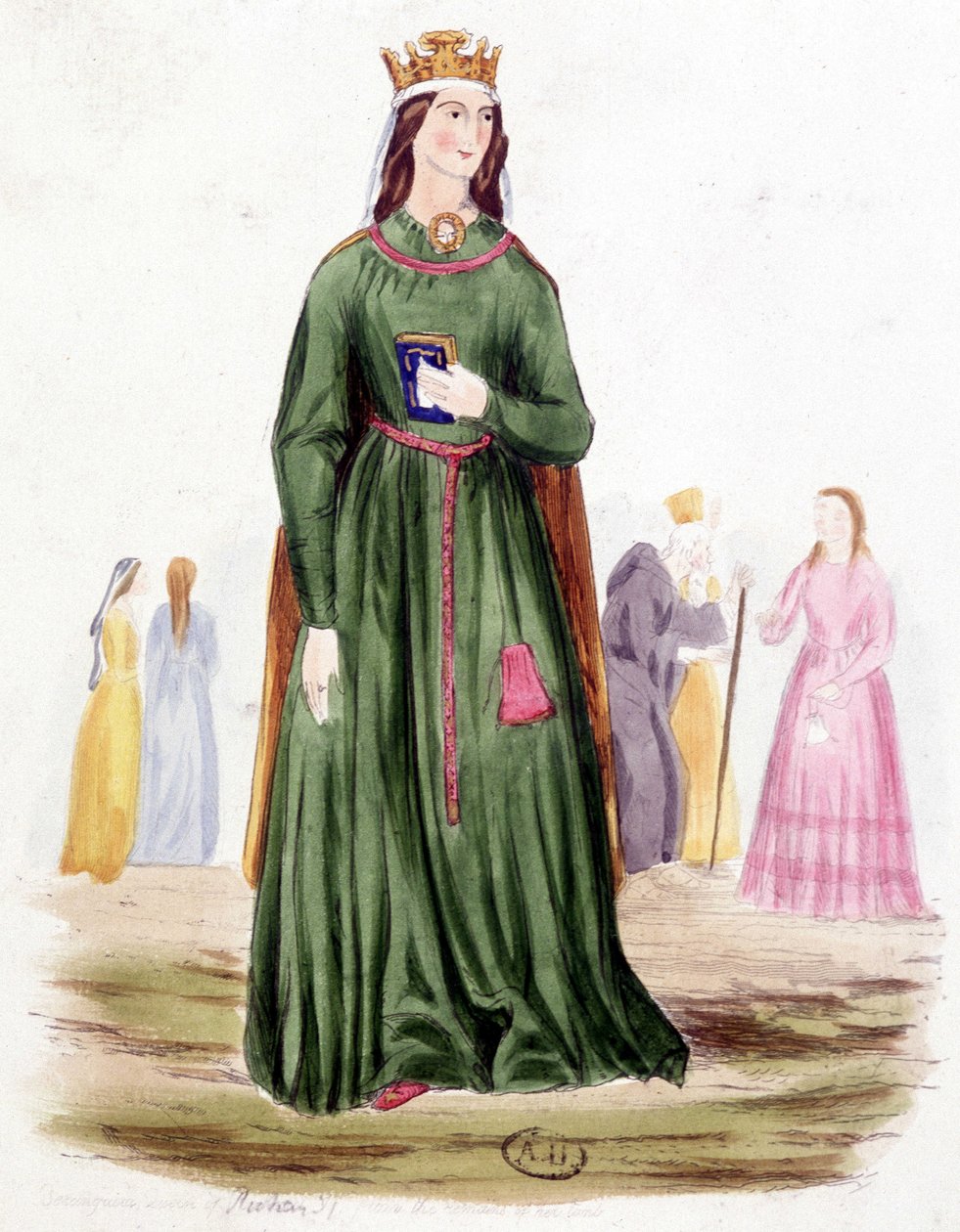 Berengere, Queen of England, wife of Richard I 作者 未知艺术家