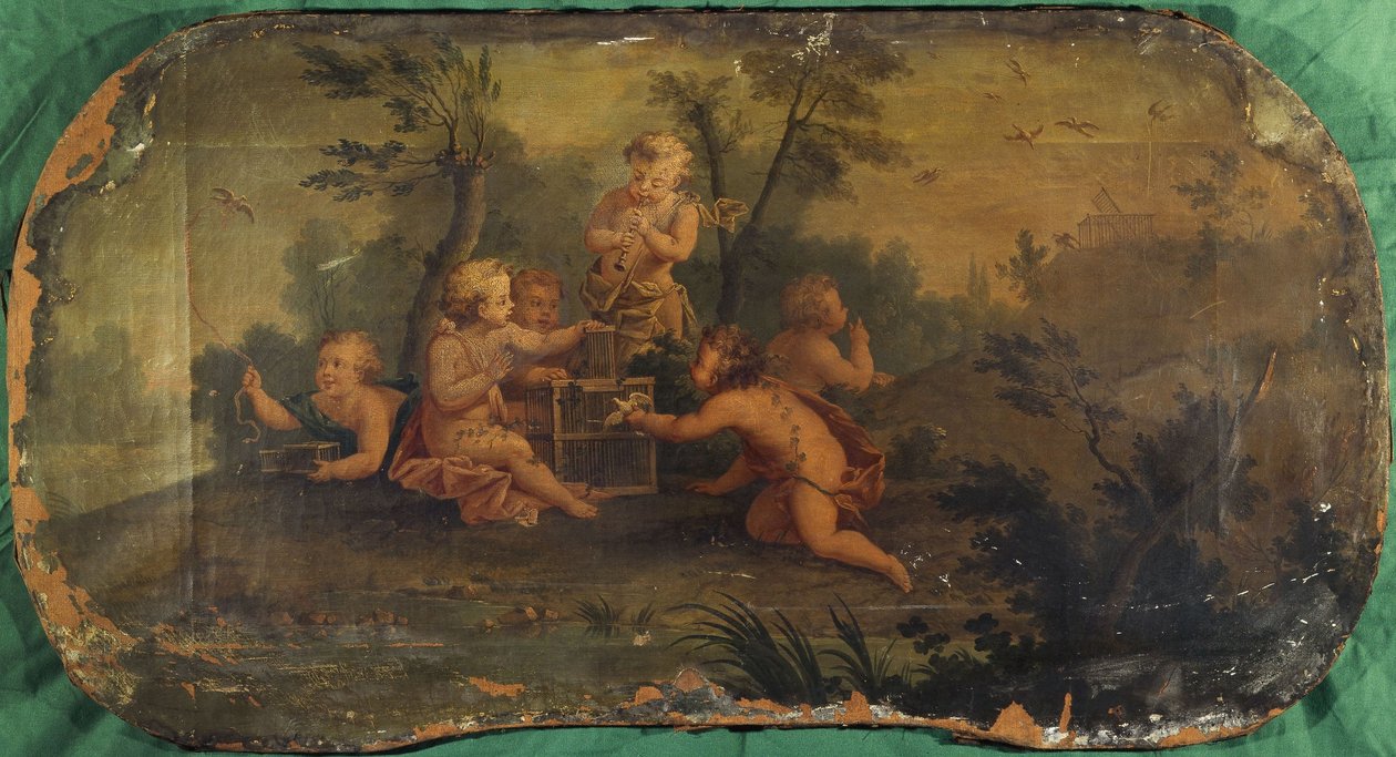 鸟儿或春天，1701 年至 1800 年（布面油画） 作者 未知艺术家