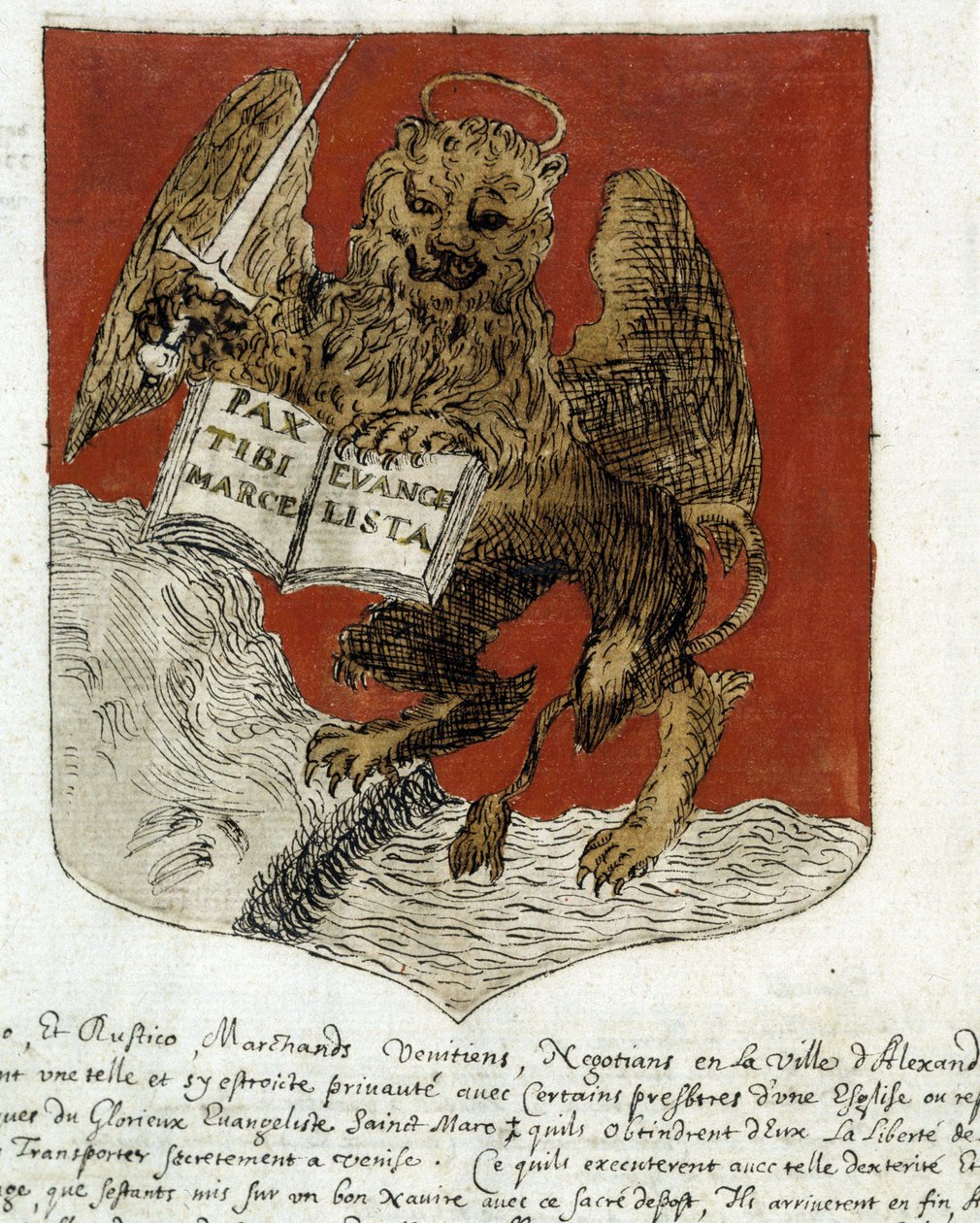 Blazon of the “Republic of Venice”. sd. 19th century. 作者 未知艺术家