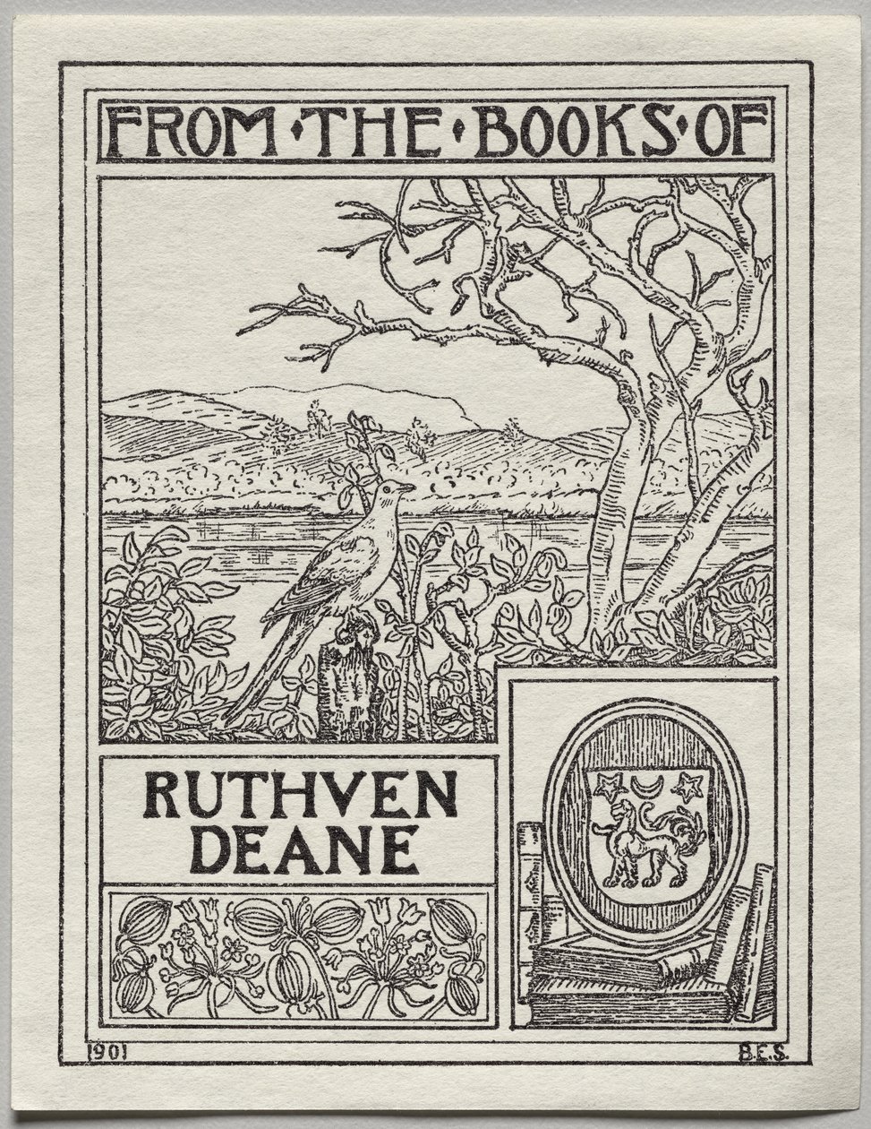 书签：Ruthven Deane 作者 未知艺术家