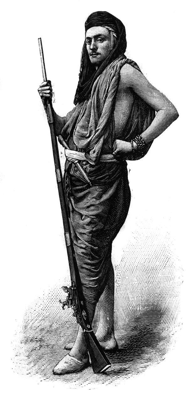 Camille Douls 1864-1889 英国探险家 - 雕刻 1888年 作者 未知艺术家
