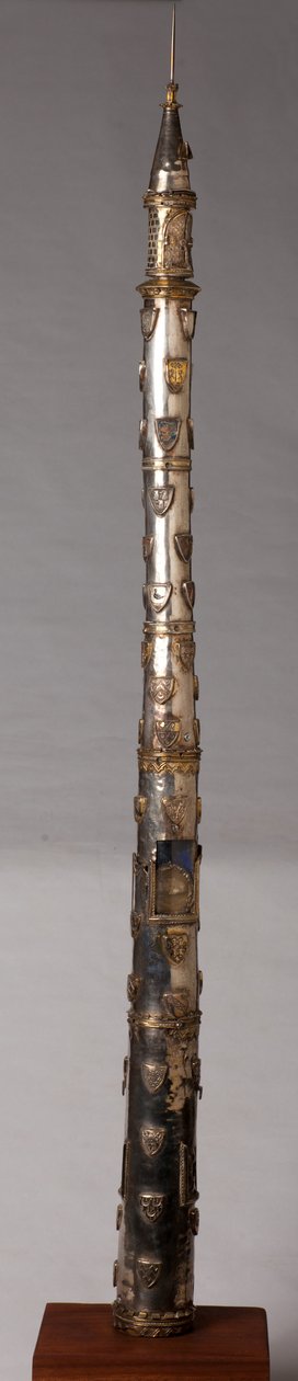 烛台（？），银器制作 作者 未知艺术家