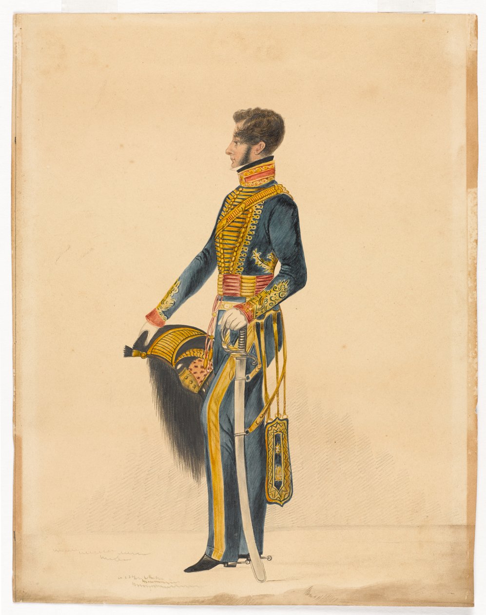 Captain William Brett, Bombay Horse Artillery 作者 未知艺术家